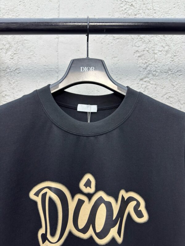 DIOR printed letter sleeves and webbing short sleeves - 图片 5