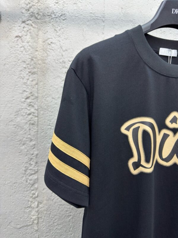 DIOR printed letter sleeves and webbing short sleeves - 图片 6