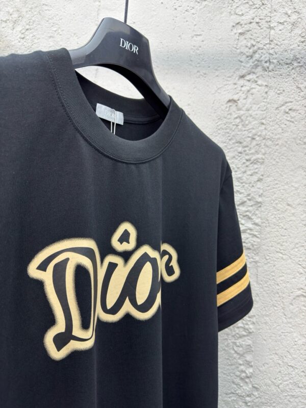 DIOR printed letter sleeves and webbing short sleeves - 图片 7