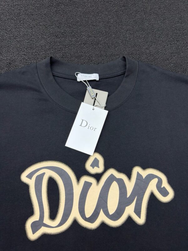 DIOR printed letter sleeves and webbing short sleeves - 图片 11
