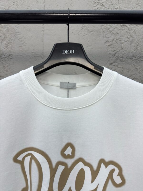 DIOR printed letter sleeves and webbing short sleeves - 图片 17