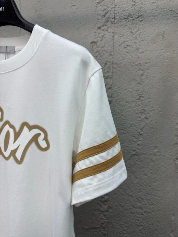 DIOR printed letter sleeves and webbing short sleeves - 图片 16