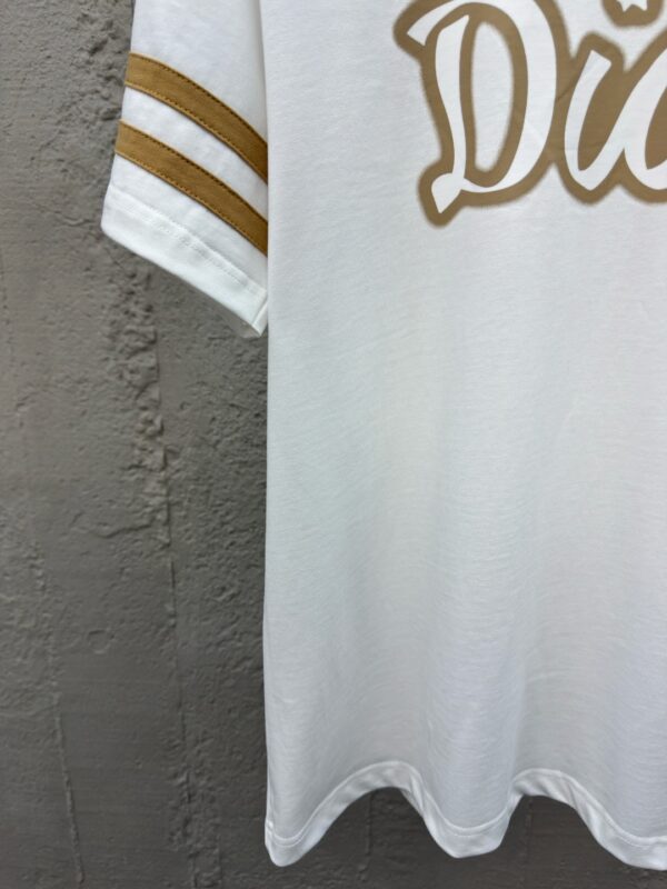 DIOR printed letter sleeves and webbing short sleeves - 图片 18