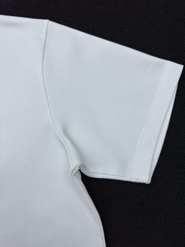 DIOR CD letter-embroidered round collar short sleeves - 图片 12