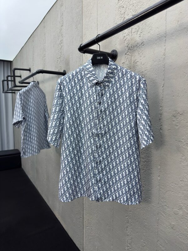 DIOR presbyopic full lettering short-sleeved shirt - 图片 3