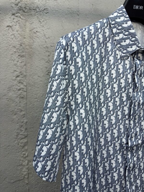 DIOR presbyopic full lettering short-sleeved shirt - 图片 5