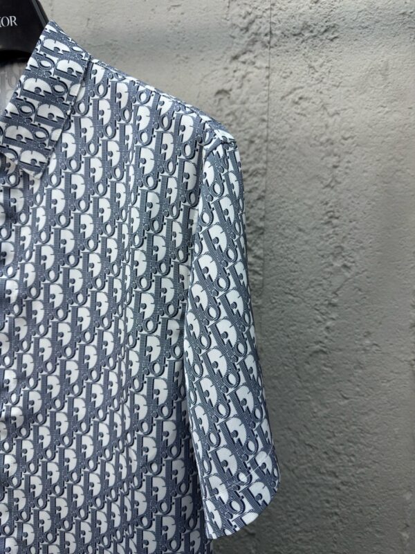 DIOR presbyopic full lettering short-sleeved shirt - 图片 6