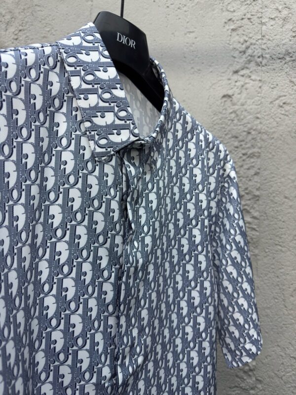DIOR presbyopic full lettering short-sleeved shirt - 图片 11