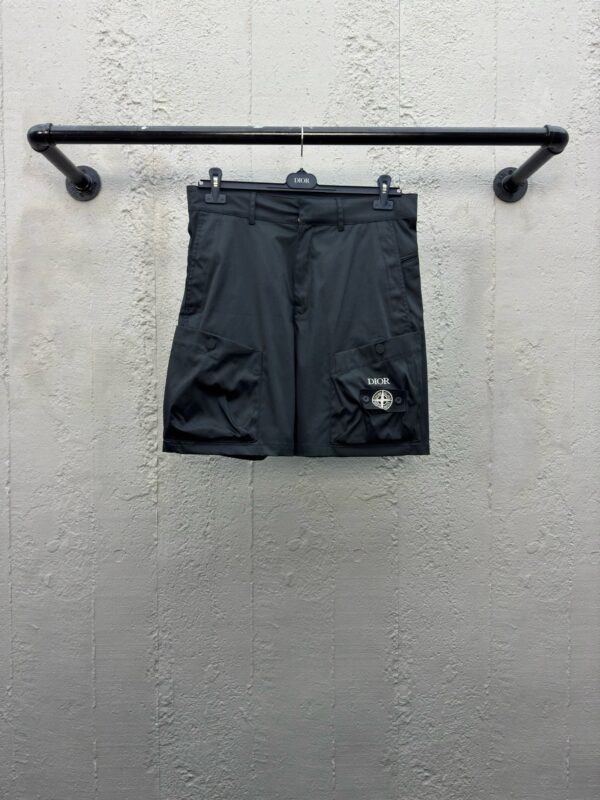 DIOR X Stone Island joint work shorts