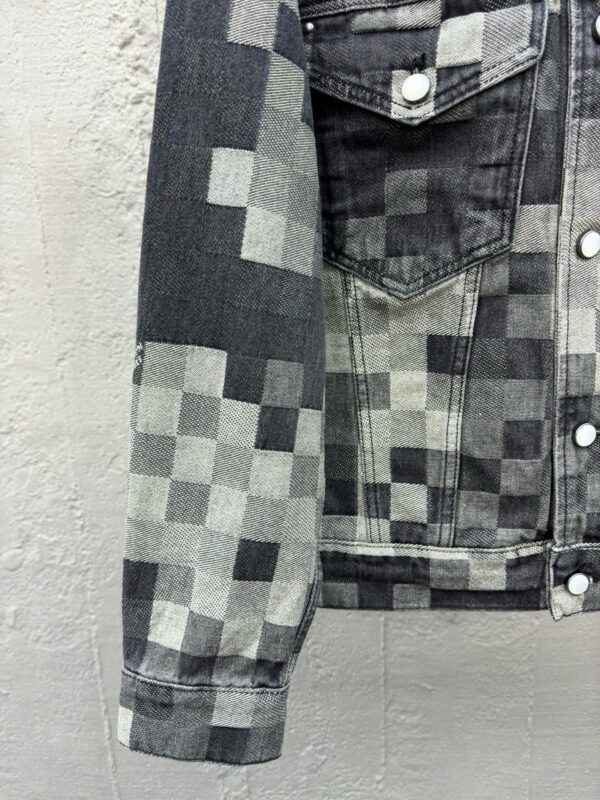 LOUIS VUITTON CHECKERBOARD MOSAIC DENIM JACKET - 图片 7