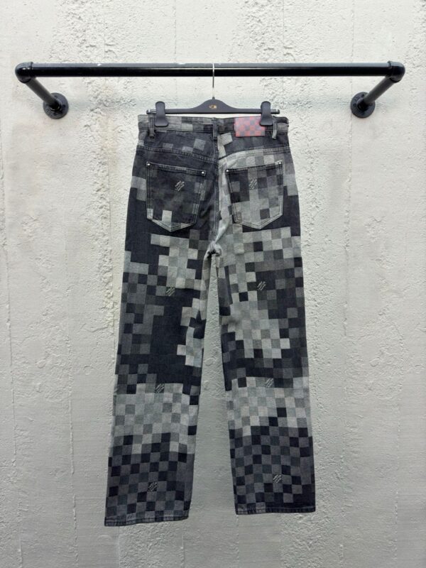 LOUIS VUITTON CHECKERBOARD MOSAIC JEANS - 图片 3