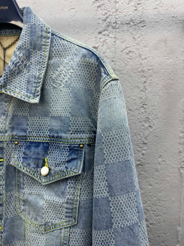 LOUIS VUITTON 3D CHECKERBOARD DENIM JACKET - 图片 7