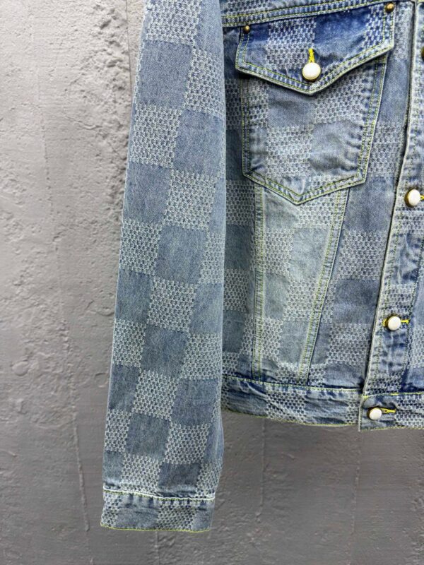 LOUIS VUITTON 3D CHECKERBOARD DENIM JACKET - 图片 8