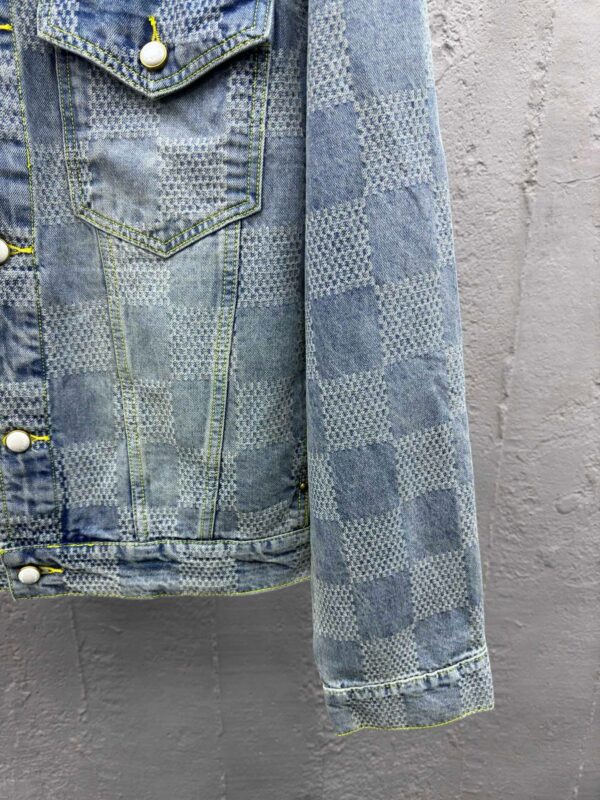 LOUIS VUITTON 3D CHECKERBOARD DENIM JACKET - 图片 9