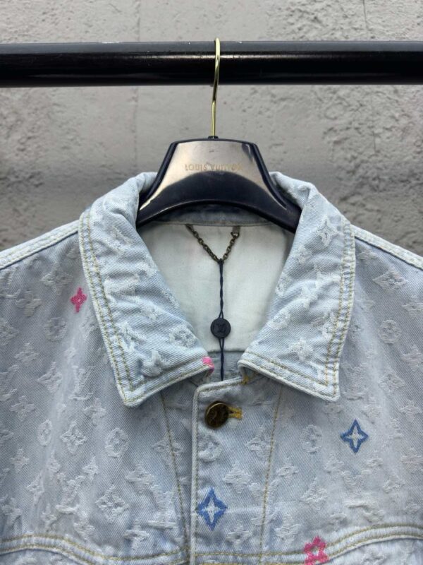 LOUIS VUITTON x Tyler embroidered denim jacket - 图片 4