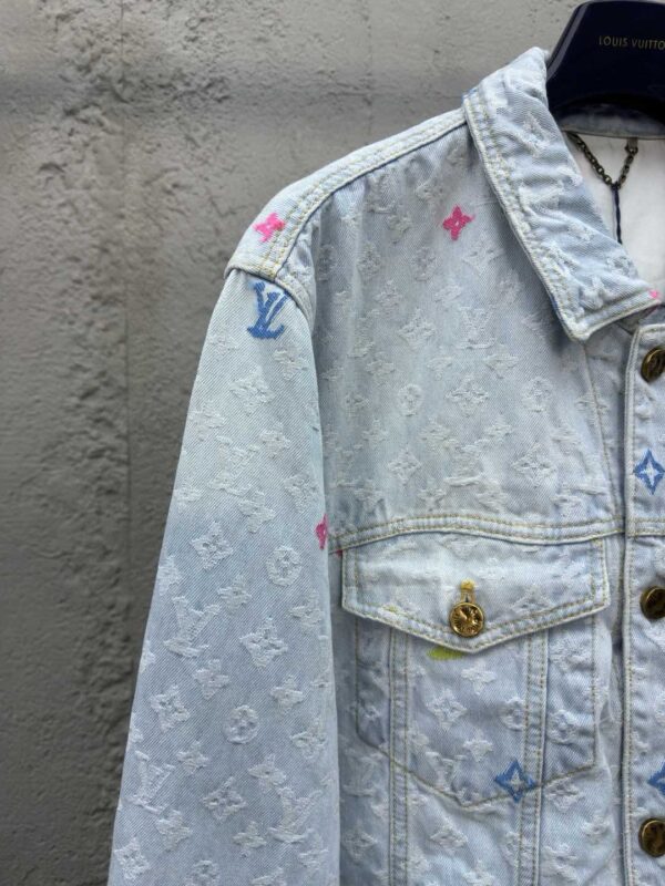 LOUIS VUITTON x Tyler embroidered denim jacket - 图片 7