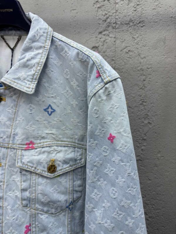 LOUIS VUITTON x Tyler embroidered denim jacket - 图片 6