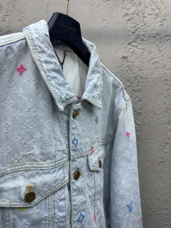 LOUIS VUITTON x Tyler embroidered denim jacket - 图片 5