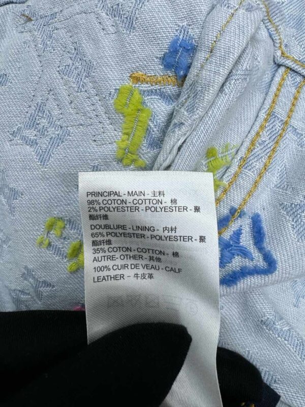 LOUIS VUITTON x Tyler embroidered denim jacket - 图片 9