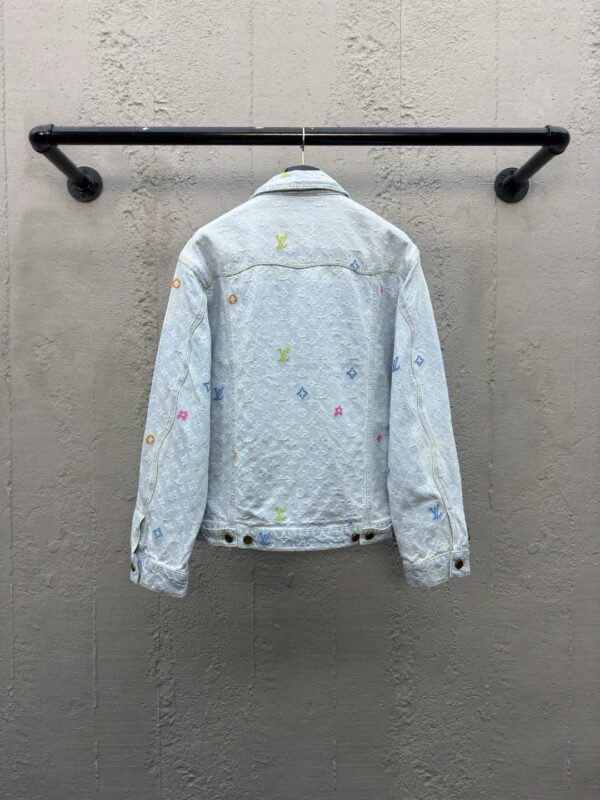 LOUIS VUITTON x Tyler embroidered denim jacket - 图片 3