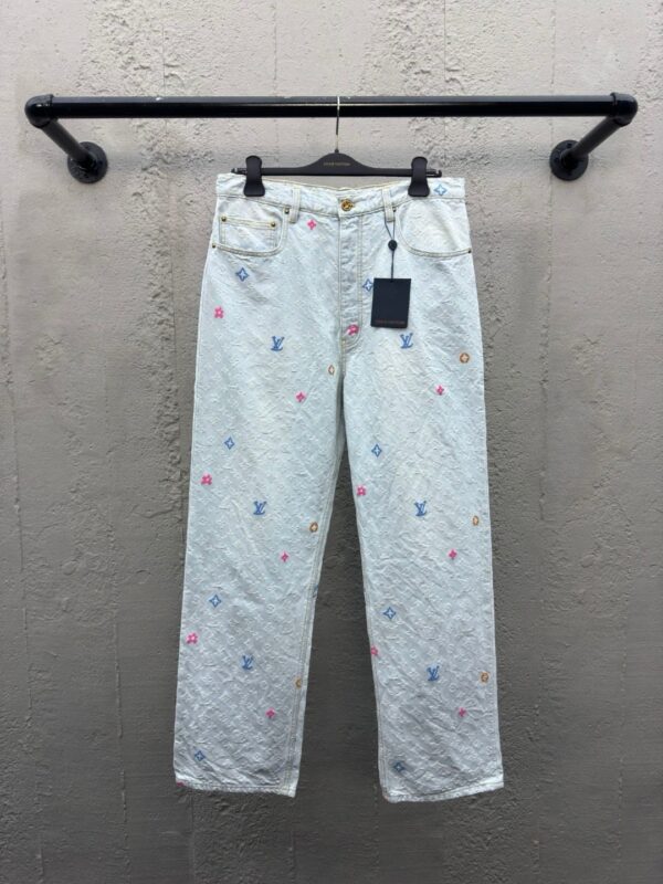 LOUIS VUITTON x Tyler Cruise 2024SS embroidered jeans
