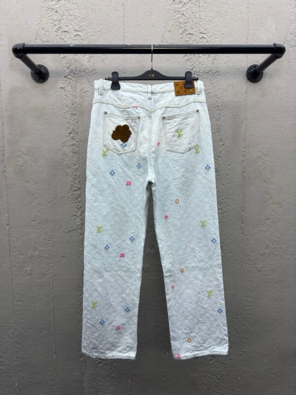 LOUIS VUITTON x Tyler Cruise 2024SS embroidered jeans - 图片 3