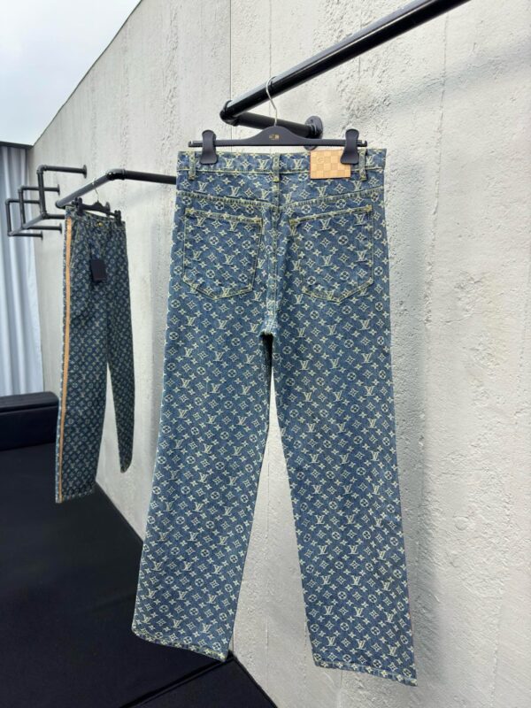 LOUIS VUITTON JACQUARD ALL-OVER SEAM JEANS - 图片 11