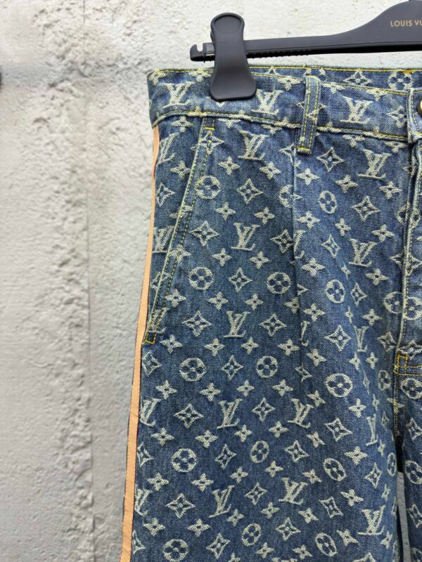 LOUIS VUITTON JACQUARD ALL-OVER SEAM JEANS - 图片 8