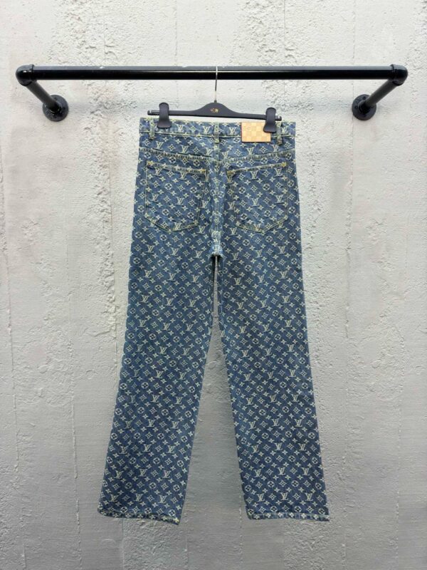 LOUIS VUITTON JACQUARD ALL-OVER SEAM JEANS - 图片 2
