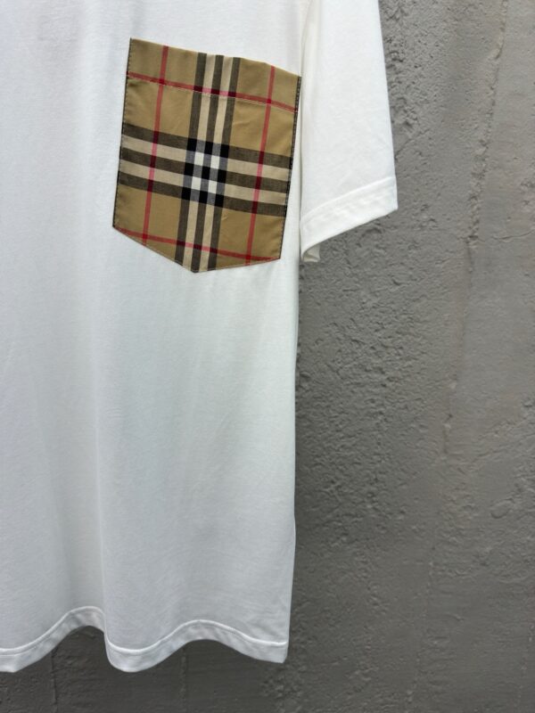 BURBERRY Pocket Plaid T-Sleeves - 图片 8