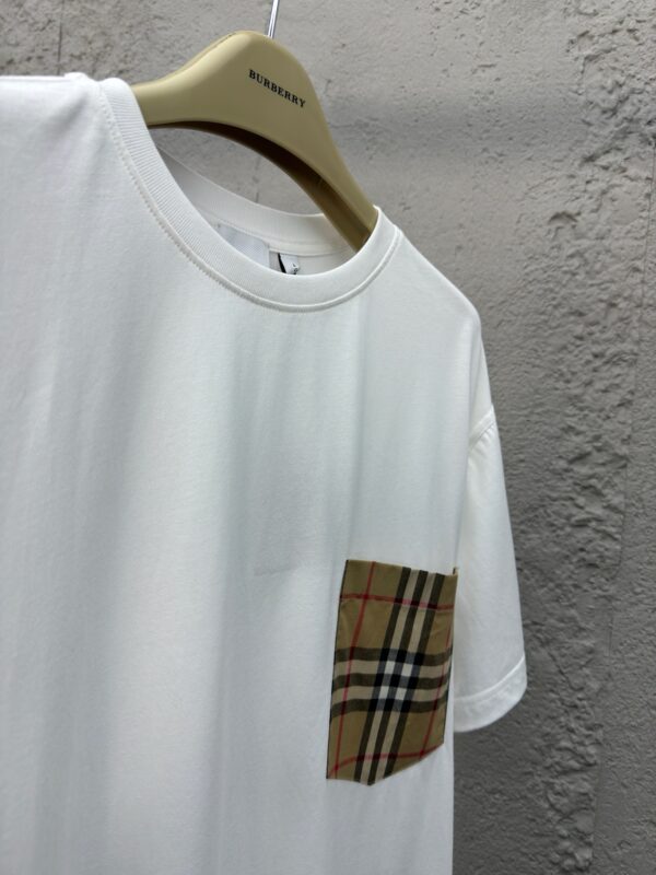 BURBERRY Pocket Plaid T-Sleeves - 图片 9