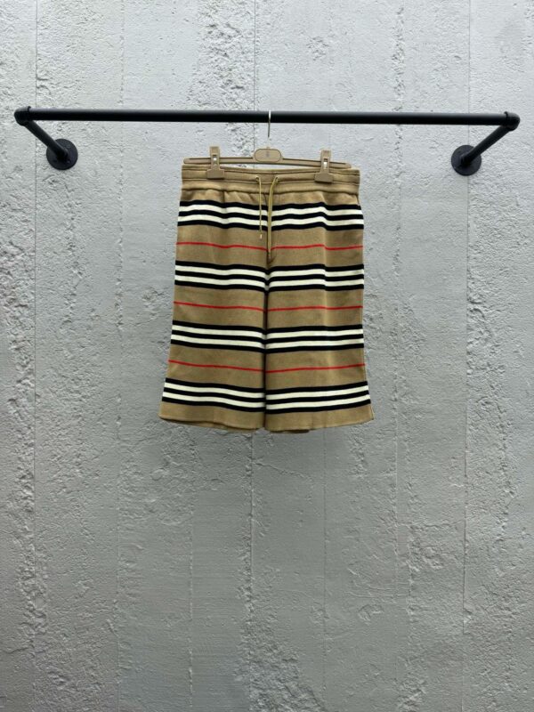 Burberry checked knitted shorts - 图片 2