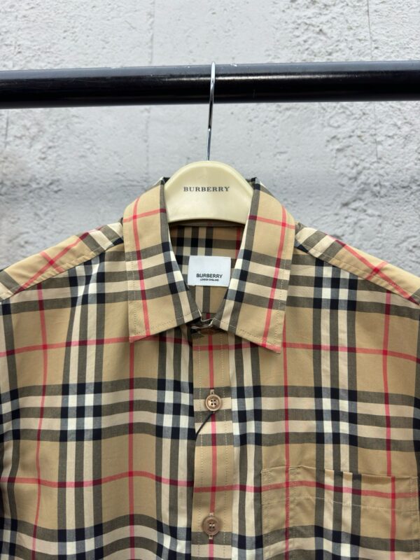 BURBERRY Letters offset long-sleeved shirt - 图片 9
