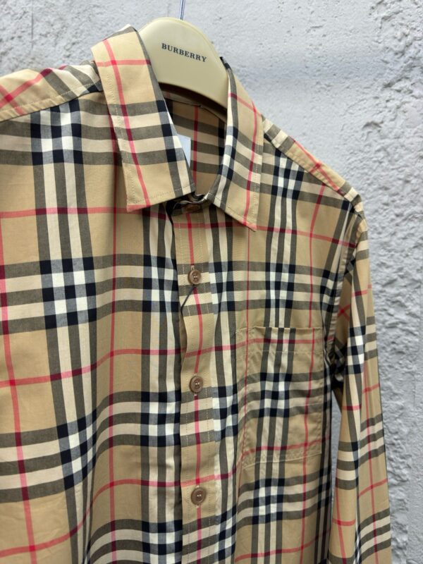 BURBERRY Letters offset long-sleeved shirt - 图片 10