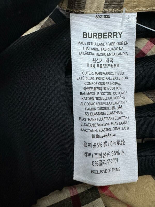 BURBERRY Letters offset long-sleeved shirt - 图片 11