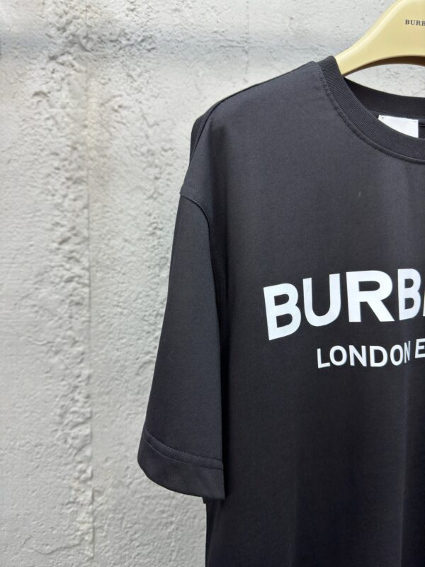 BURBERRY Letter print pattern short sleeves - 图片 5