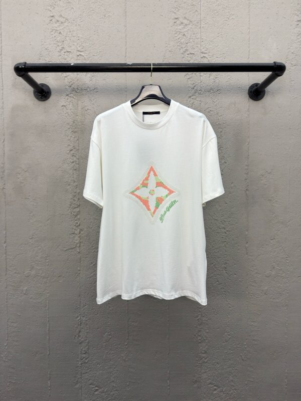 LOUIS VUITTON Four-leaf Clover Hot Beaded Short Sleeves