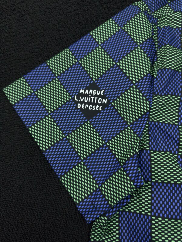 LOUIS VUITTON green checkered short-sleeved shirt - 图片 11