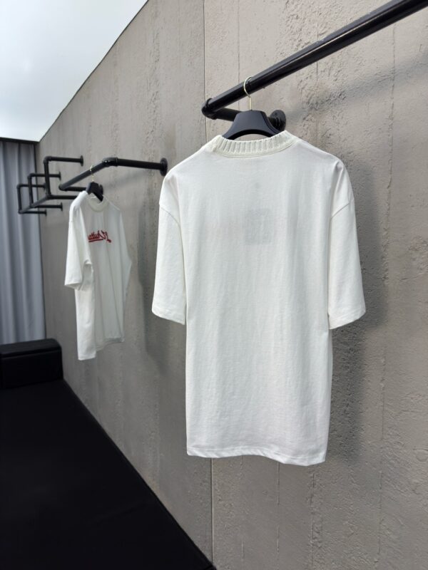 LOUIS VUITTON letter-embroidered ribbed short-sleeved - 图片 4