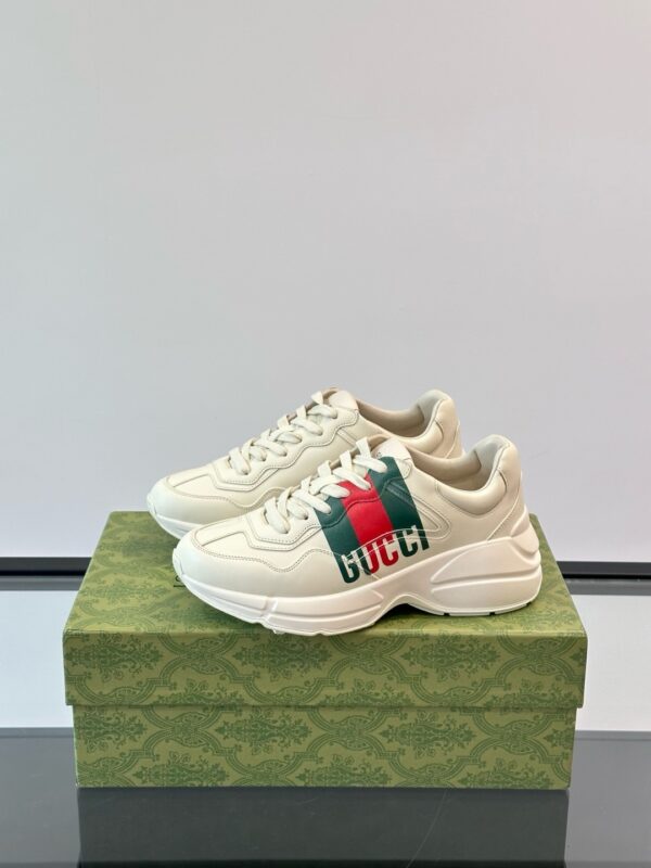 Gucc* Gucci Rhyton series of couples' sneakers - 图片 3