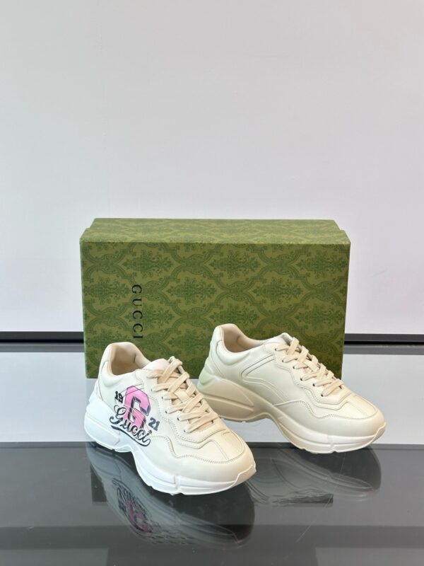 Gucc* Gucci Rhyton series of couples ' sneakers shipped