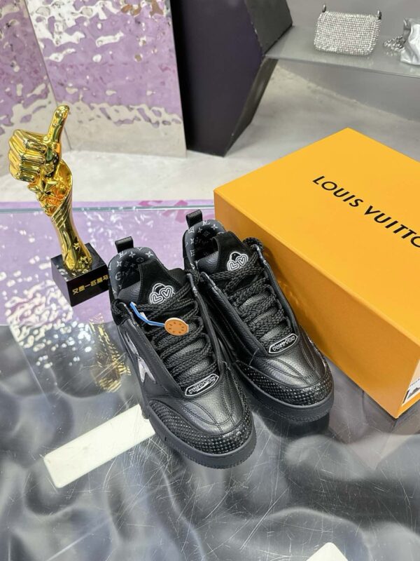 LV 2025 SS new official sync new colors 💗 Louis Vuitton catwalk skateboarding shoes are a hit - 图片 10
