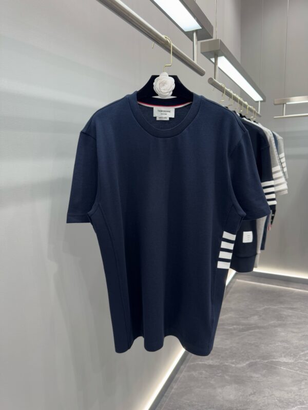 TB side four-bar round collar short sleeve