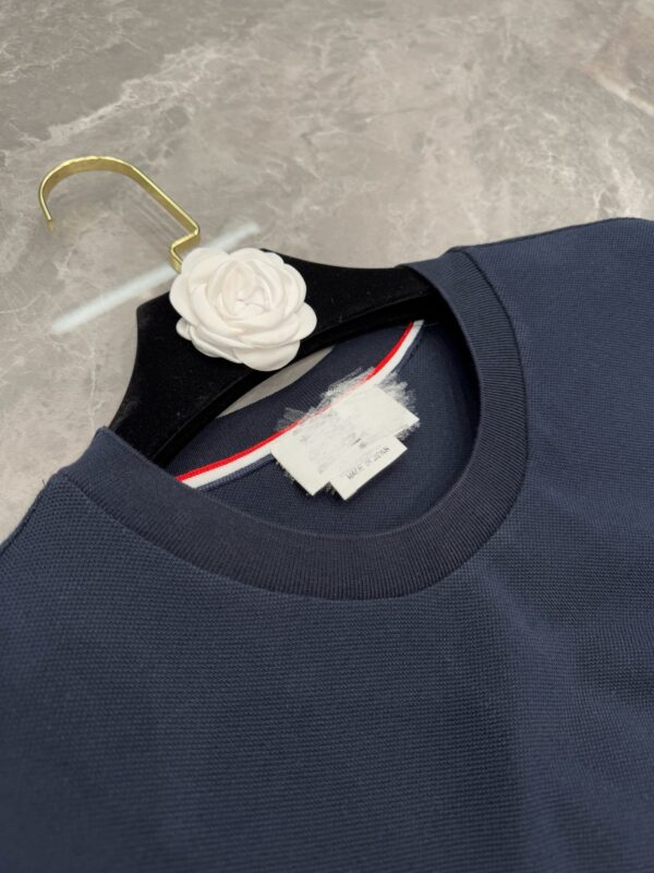 TB side four-bar round collar short sleeve - 图片 3
