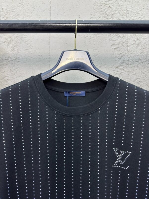 LOUIS VUITTON THIN STRIPES WITH DIAMOND LETTERING SHORT SLEEVES - 图片 8