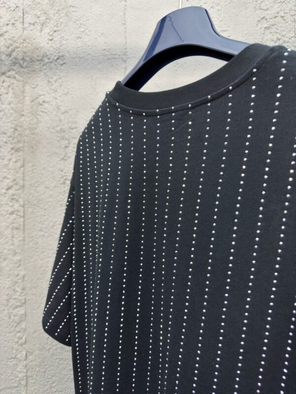LOUIS VUITTON THIN STRIPES WITH DIAMOND LETTERING SHORT SLEEVES - 图片 11