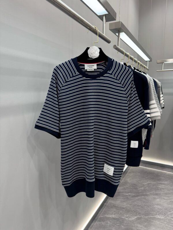 TB24 ss line round neck short sleeve real shot