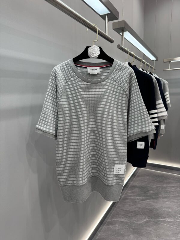 TB24 ss line round neck short sleeve real shot - 图片 7