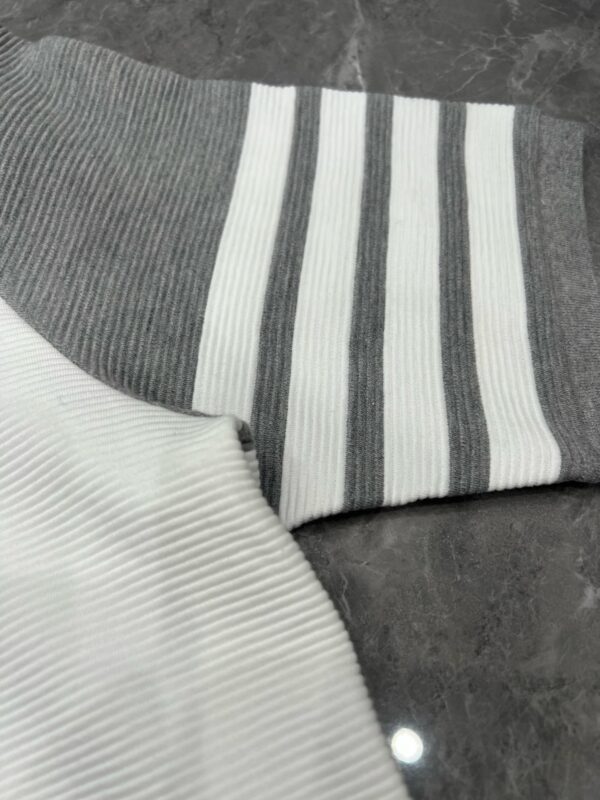TB23SS Water Ripple Color Contrast Short Sleeve Real Shot - 图片 9