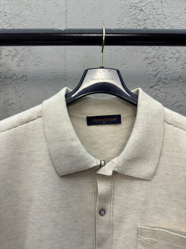 LOUIS VUITTON DARK WOOL POLO SHIRT - 图片 8